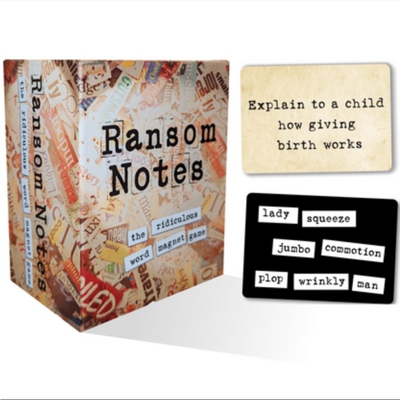 Ransom Notes The Ridiculous Word Magnet Game Party Game Brand New Sealed - Picture 1 of 7